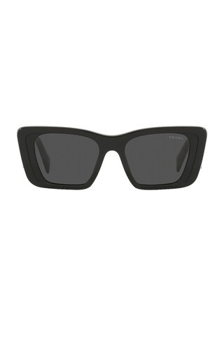 Prada Symbole Evolution Square in Black & Dark Grey from Revolve.com | Revolve Clothing (Global)