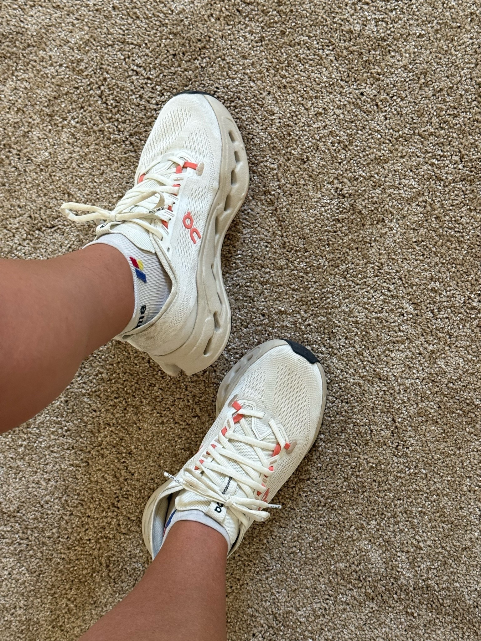 Favorite part of my workout is putting on these socks