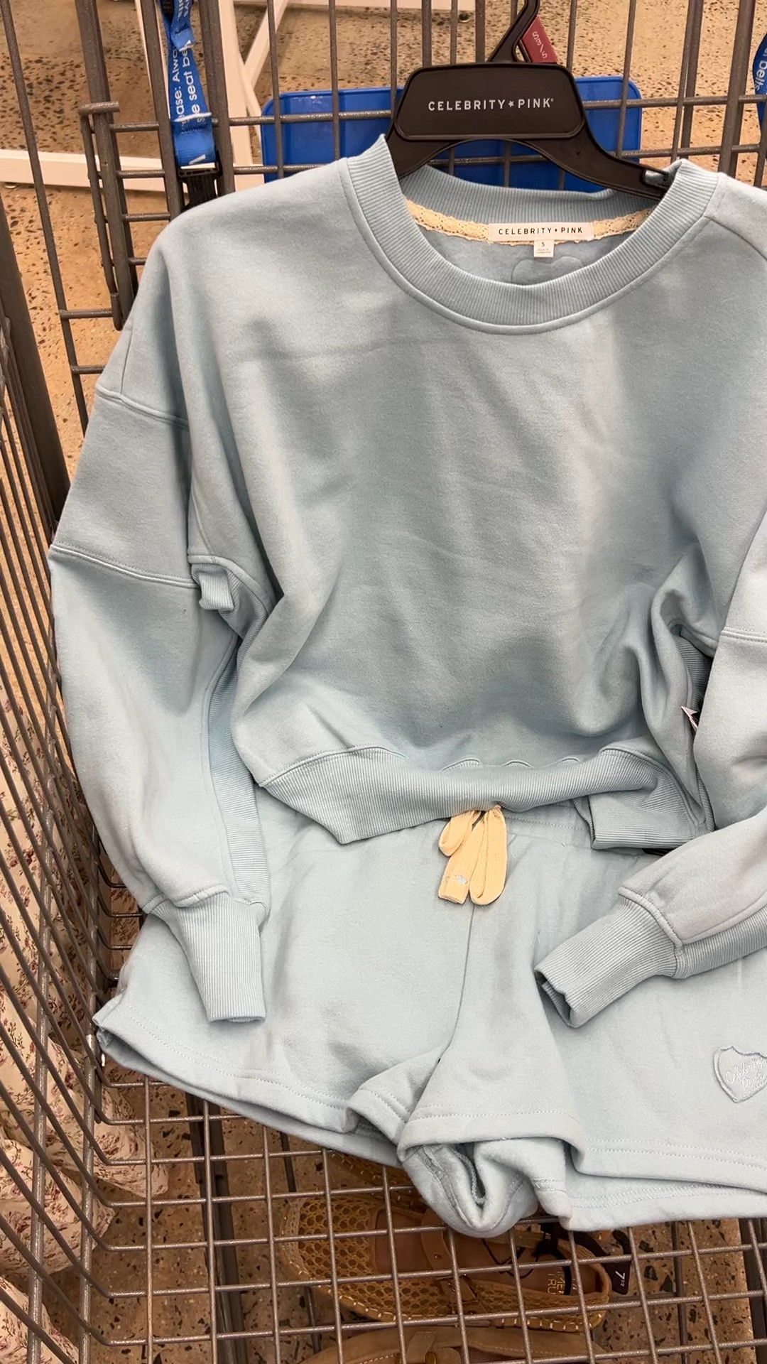 Walmart fleece pullover and shorts. Sold separately. #walmartfashion 