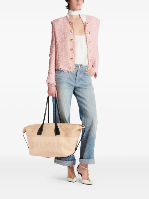 Balmain Track Tote Bag | Neutrals | FARFETCH | Farfetch Global