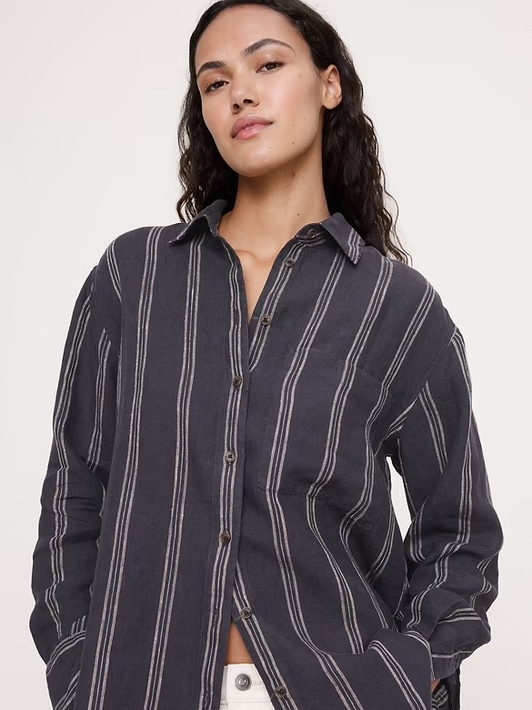 Banana Republic oversize Linen top

#LTKOver40 #LTKootd #LTKmomlife
