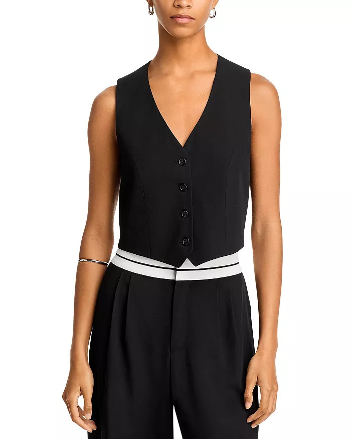 WAYF Preston Cropped Vest Back to results -  Women - Bloomingdale's | Bloomingdale's (US)