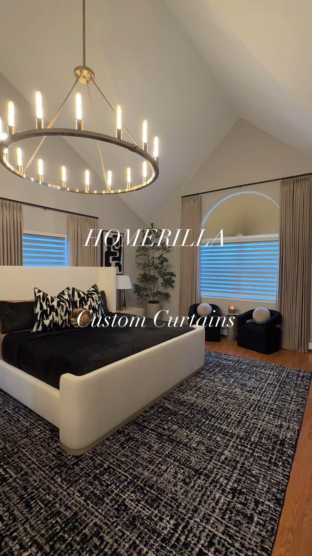 Comment SHOP for curtain link! 

Nothing completes a space like the perfect custom curtains! 

These luxurious and high quality curtains from @homerilla_official gave my primary bedroom the high end and cozy feel I was looking for! 

Mine are from the Lille Linen collection, triple pinch pleated in the color grey beige. Custom measured at 120” x 75” and 95” x 65”. They are 100% blackout, memory trained and the tie backs and rings were also included. 

Use my code Donice17 to save 17% on your purchase! 

#homerilla#homerillacurtains #customcurtains #blackoutcurtains #curtains 

#LTKHome