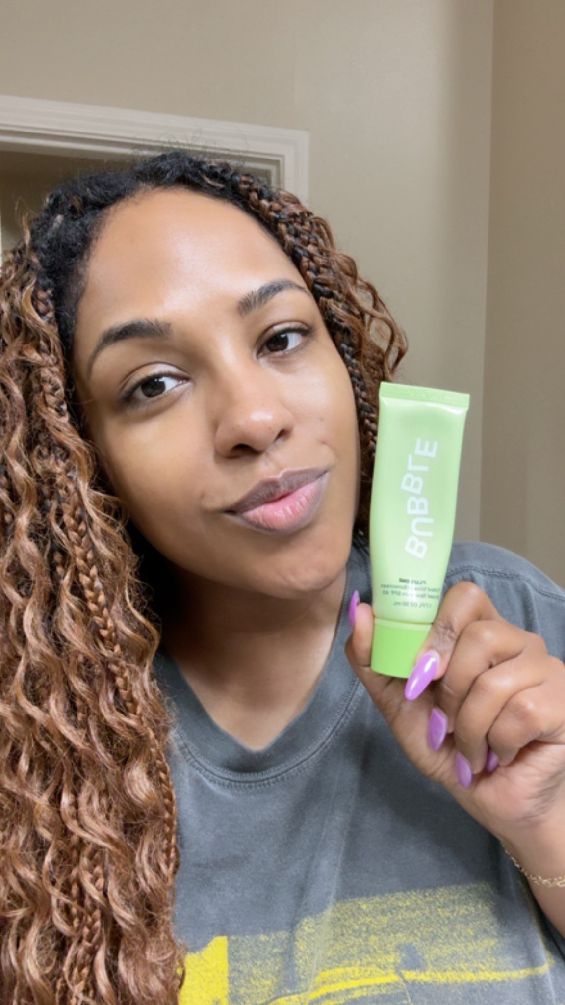 Current favorite tinted sunscreen from bubble ￼

#LTKBeauty