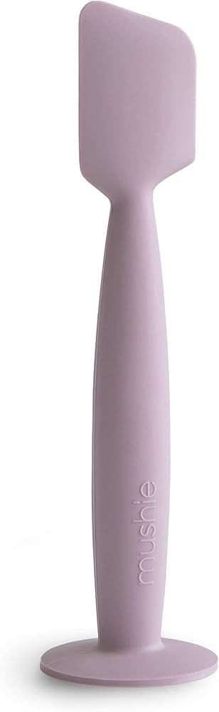 mushie Diaper Cream Applicator Soft Silicone with Suction Base (Soft Lilac) | Amazon (US)