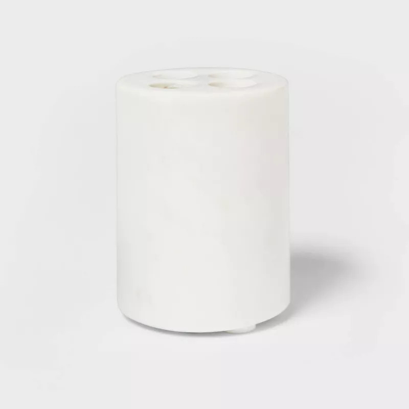 Marble Toothbrush Holder White - Threshold™ | Target