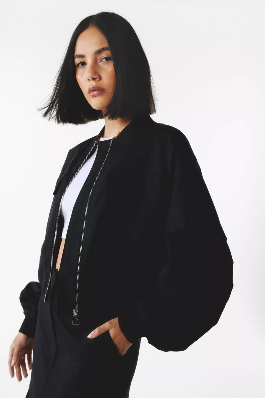 Tailored Cargo Bomber Jacket | Nasty Gal UK (+IE)