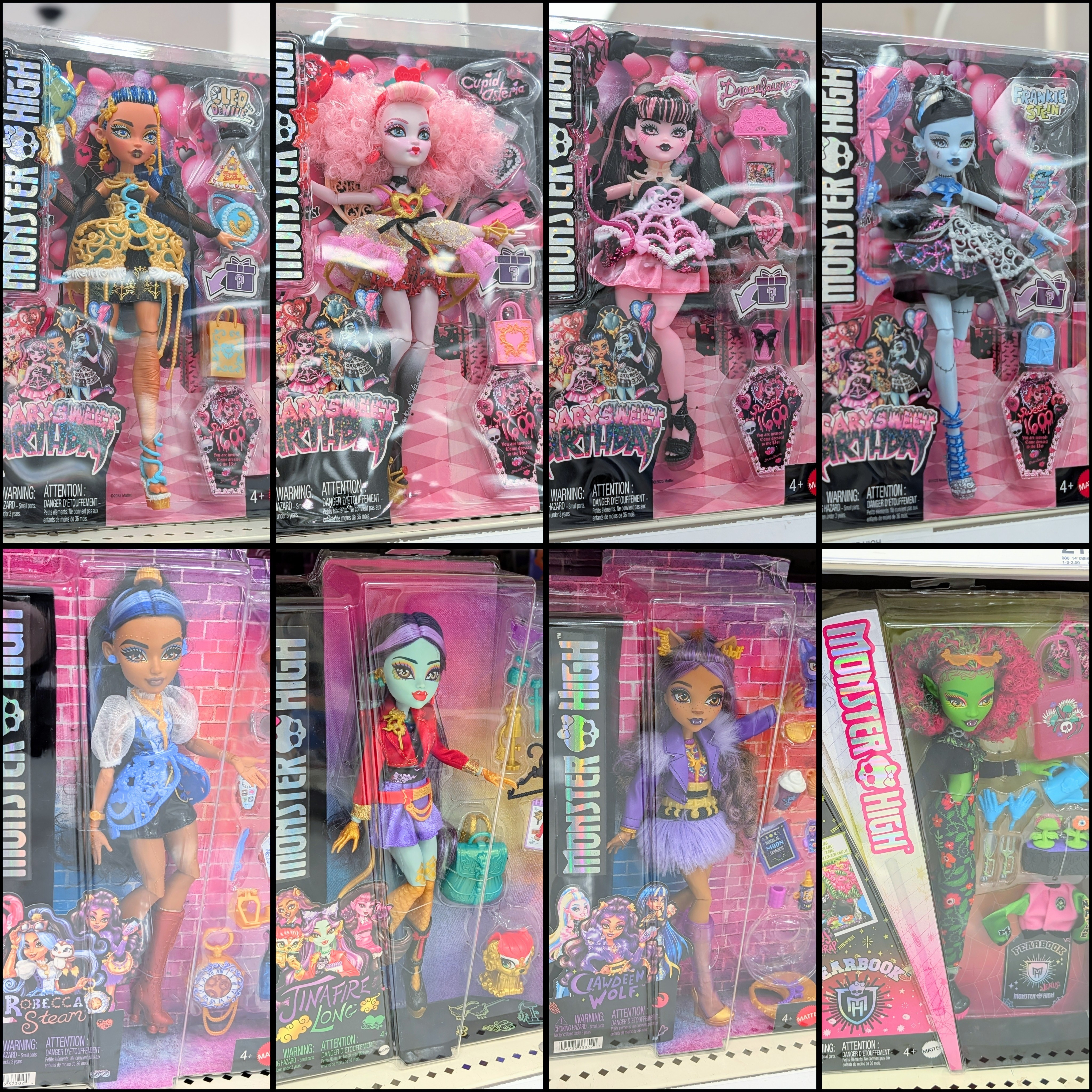 Monster High Birthday, Buried secrets, Self Scare Dolls and accessories!🎂🧛🕸️🩷 ☠️

#LTKKids