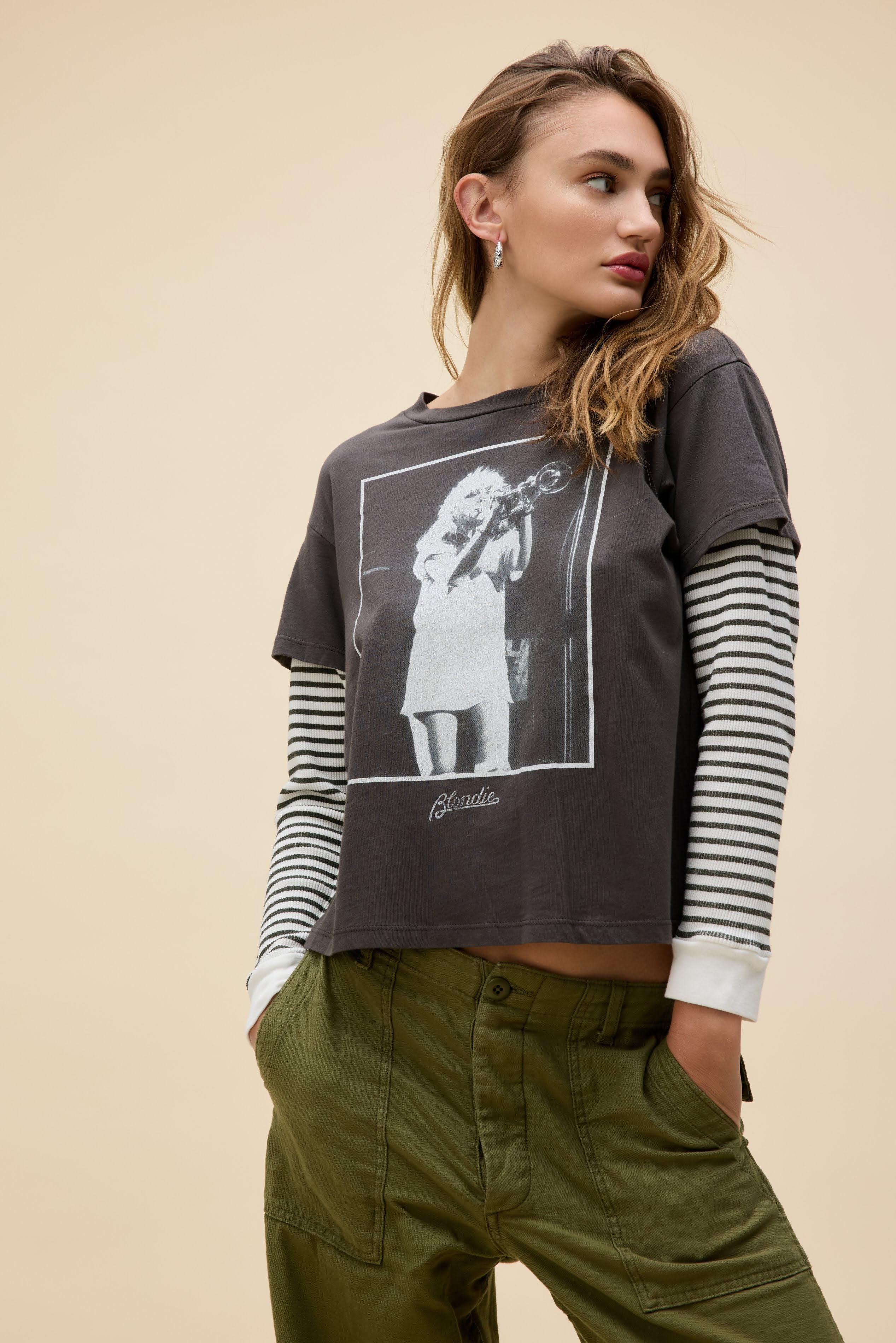 Blondie Trumpet Photo Solo Twofer Long Sleeve | Daydreamer