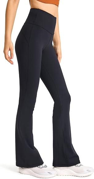 TURBOFIT Flare Yoga Pants for Women Buttery Soft High Waist Bootcut Pants Bootleg Stretch Tummy C... | Amazon (US)