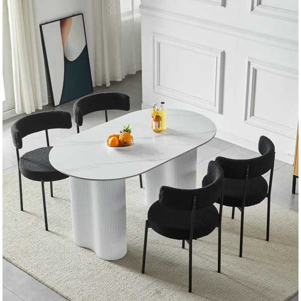 Korden Upholstered Metal Side Chair | Wayfair North America