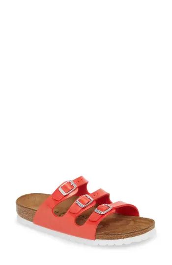 Women's Birkenstock 'Florida' Soft Footbed Sandal, Size 7-7.5US / 38EU D - Pink | Nordstrom