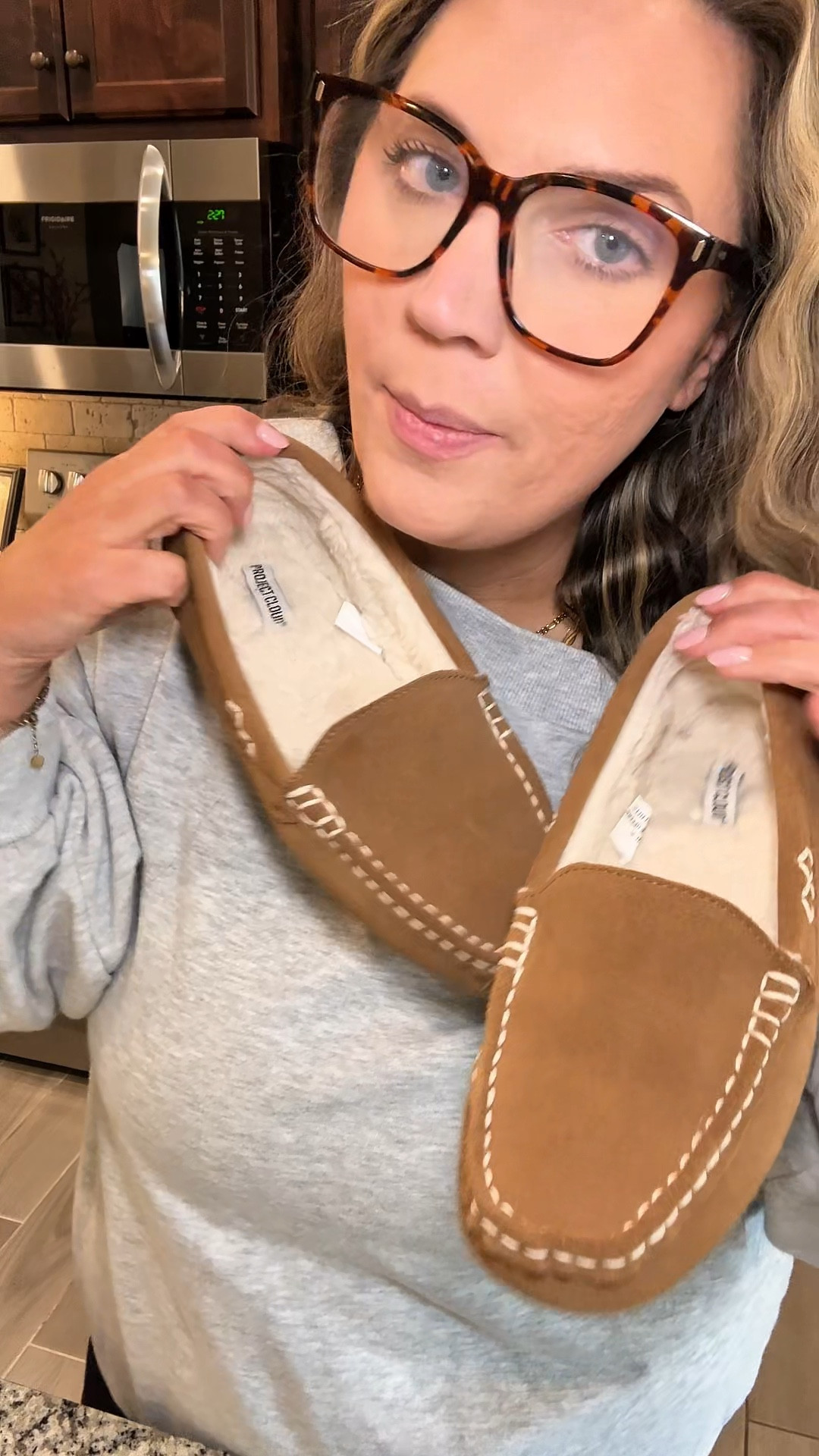 My most favorite comfy shoes for around the house!!! #loafers #womensloafers #houseshoes #memoryfoamshoes #womensshoes 