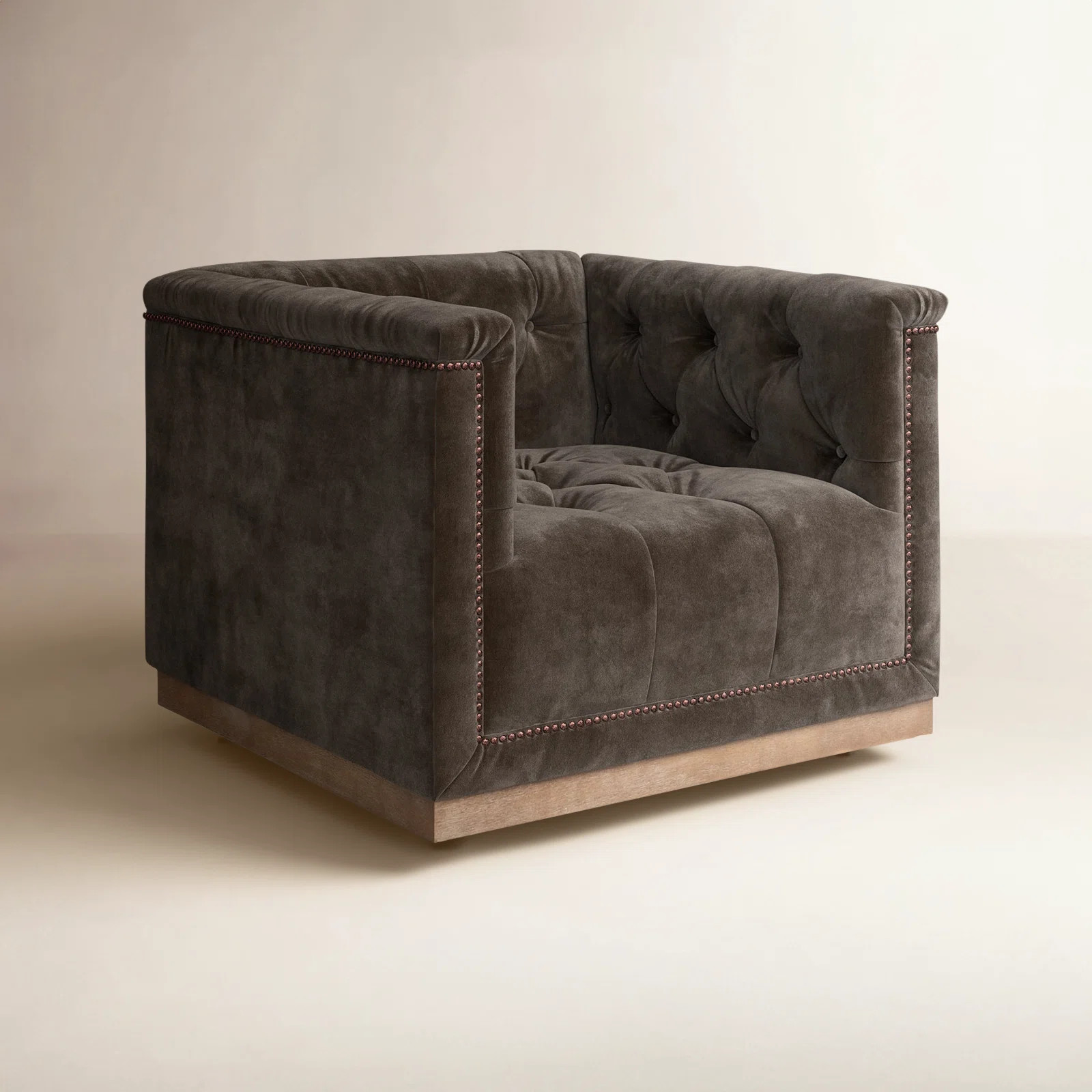 Byer Upholstered Swivel Armchair | Wayfair North America