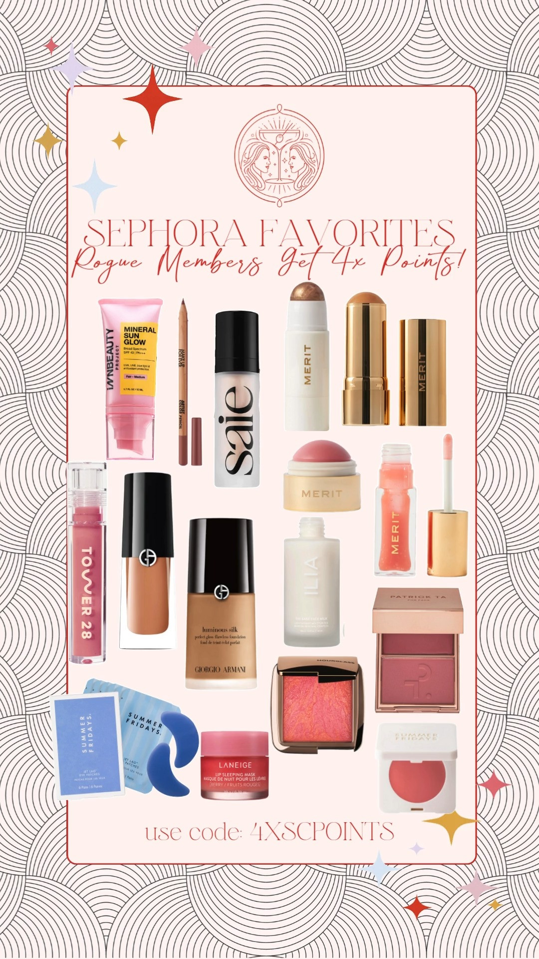 Sephora favorites! Rogue members get 4x points with code: 4XSCPOINTS 

 #LTKStyleTip #LTKBeauty