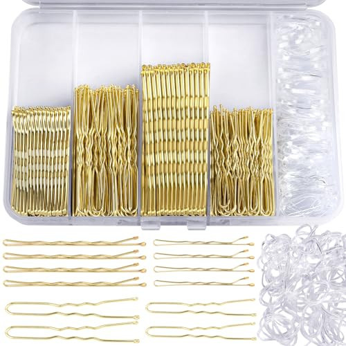 Teenitor 300pcs Blonde Bobby Pins Hair Pins 100 Bobby Pins Blonde Hair,100 Hair Pins for Women 100 Hair Bands Kit, Blonde Bobby Pins for Hair Hair Pins for Buns 2" 2.36" Bobby Pins Blonde 2" 2.75" | Amazon (US)