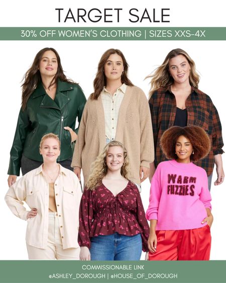 PLUS SIZE CLOTHING ON SALE! Today is the last day to shop these super cute Target fashion finds at 30% off! 

#LTKsalealert #LTKplussize #LTKCyberWeek