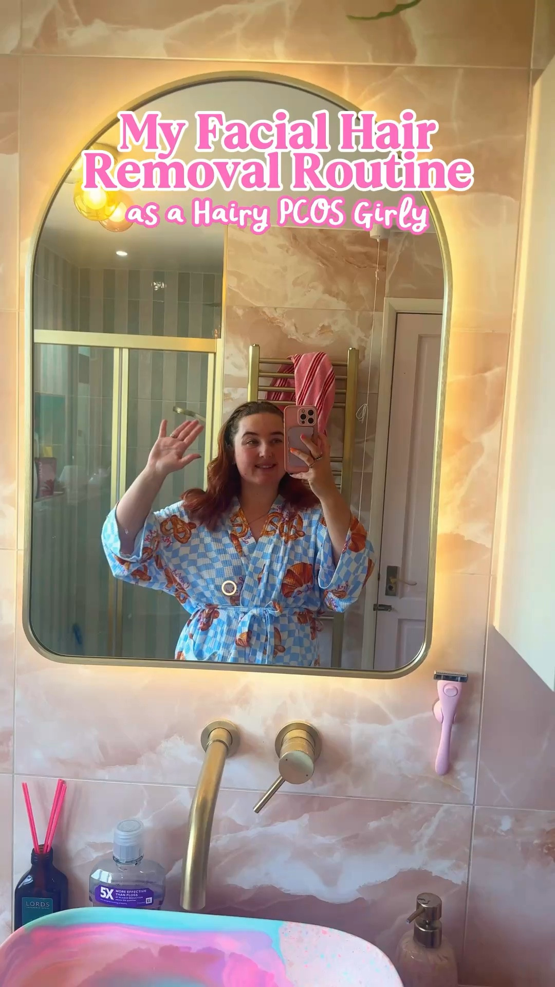 Posting and tagging everything I use for facial hair removal as a PCOS girlie🩷 #pcos #skincare #beauty #facialhair #hairremoval