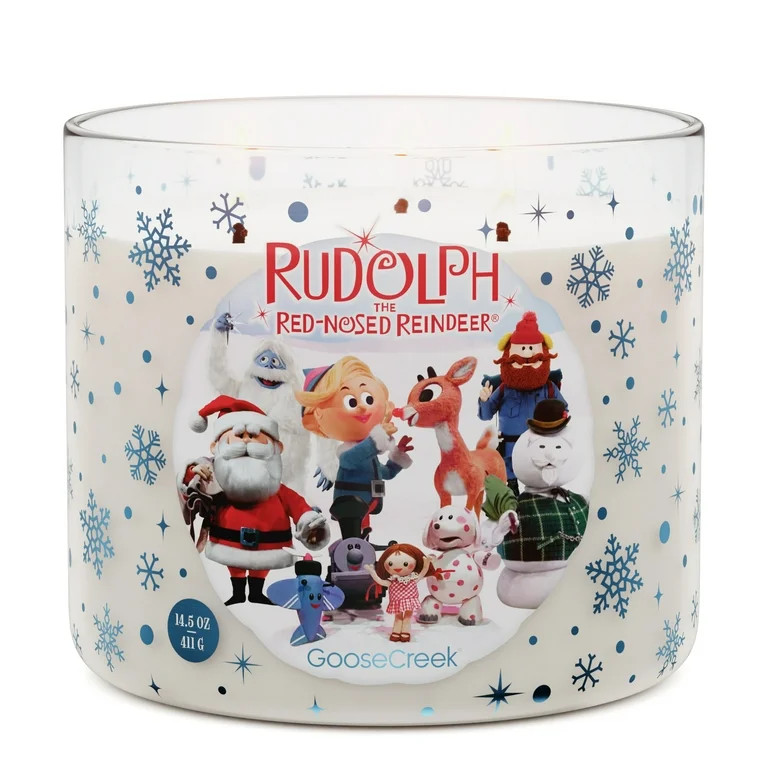 Goose Creek Rudolph 3-wick Holiday Mistletoe, North Pole Spruce, Holly Berries & Rustic Cedar Sce... | Walmart (US)