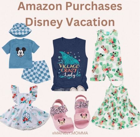 Recent Amazon purchases for upcoming Disney trip 

#boys #girls #toddler #kids #baby #family #dress #summer #summerdress #rompers #babyromper #babyboys #checkered #mickey #mickeymouse #ariel #littlemermaid #disney #disneyvacation #disneytrip #vacation #familyvacation #trip #travel #outfits #outfitoftheday #ootd #moms #momoutfit #moana #trending #trends #bestsellers #favorites #popular #sandals #minniemouse #girlsandals

#LTKFamily #LTKKids #LTKBaby