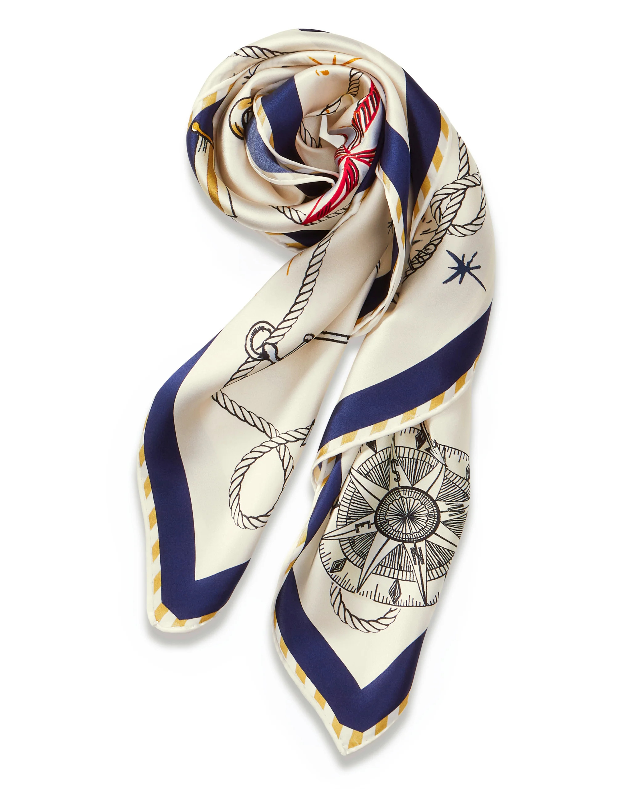 Silk Scarf in Regatta Royale | Petite Plume