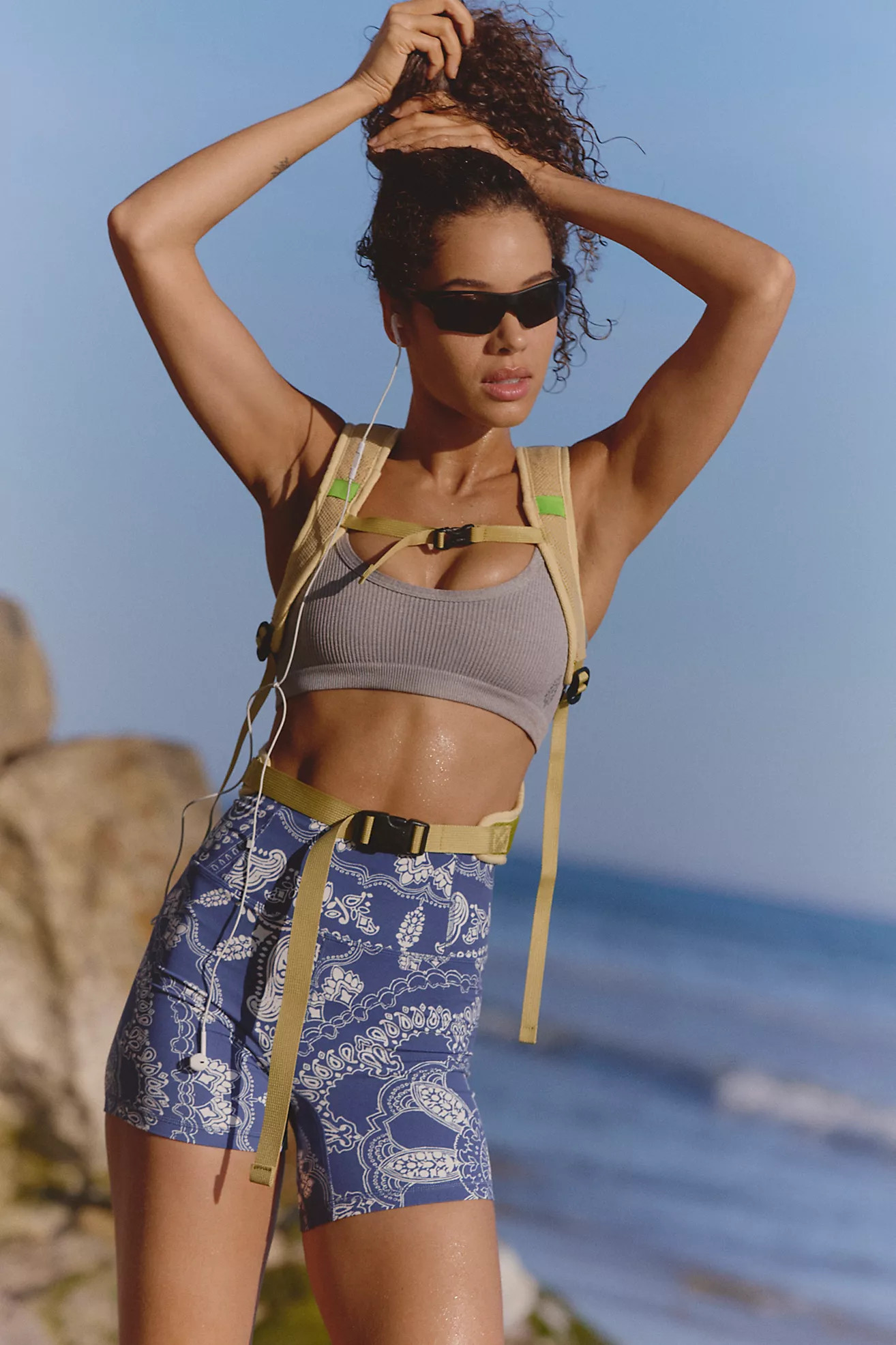 Never Better Printed Bike Shorts | Free People (Global - UK&FR Excluded)