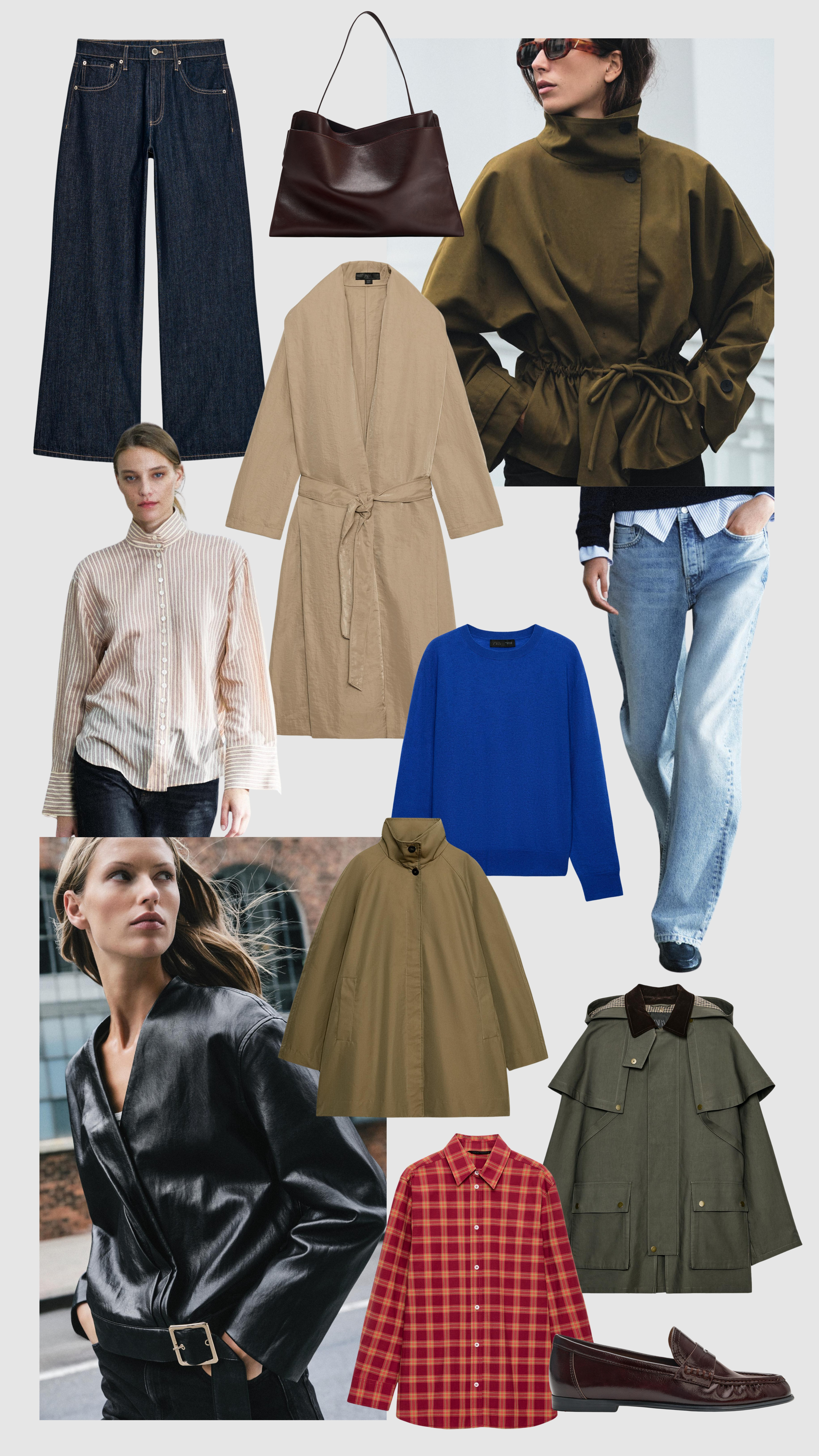 Zara autumn drop 🤎

Trench coat, maxi coat, leather jacket, autumn jacket, wax jacket, high neck, dark wash jeans, light wash jeans, straight leg jeans, zara new in, zara autumn 

 #LTKuk #LTKautumn #LTKjeans