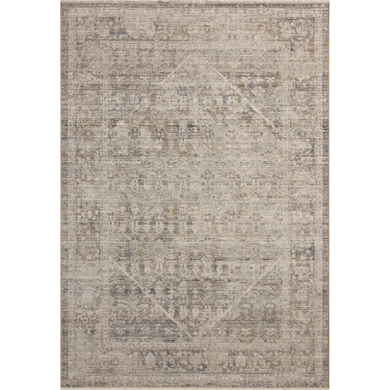 Chris Loves Julia x Loloi Ida Slate / Natural Area Rug | Wayfair North America