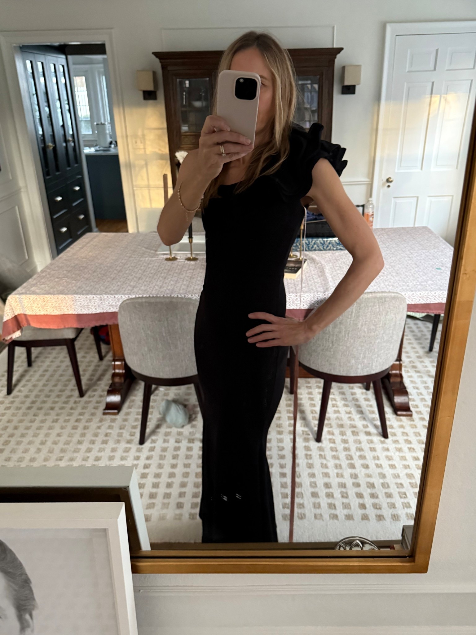 Winter formal wear. Black tie optional. Wedding guest dress.

#LTKWedding #LTKOver40 #LTKHoliday