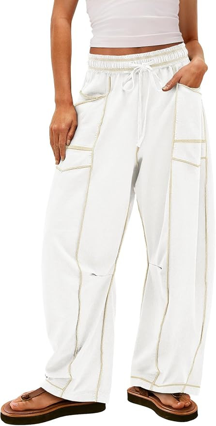 Yanekop Women's Baggy Wide Leg Palazzo Pants | Amazon (US)