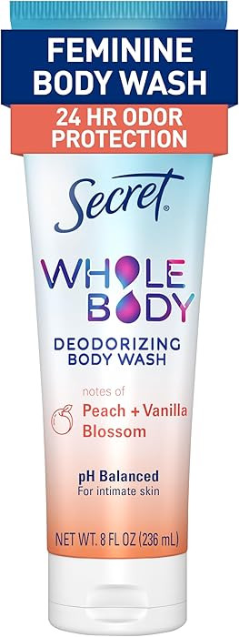 Secret Feminine Wash, 24 HR Deodorizing Feminine Body Wash for Women, Removes 6x Causes of Odor, ... | Amazon (US)