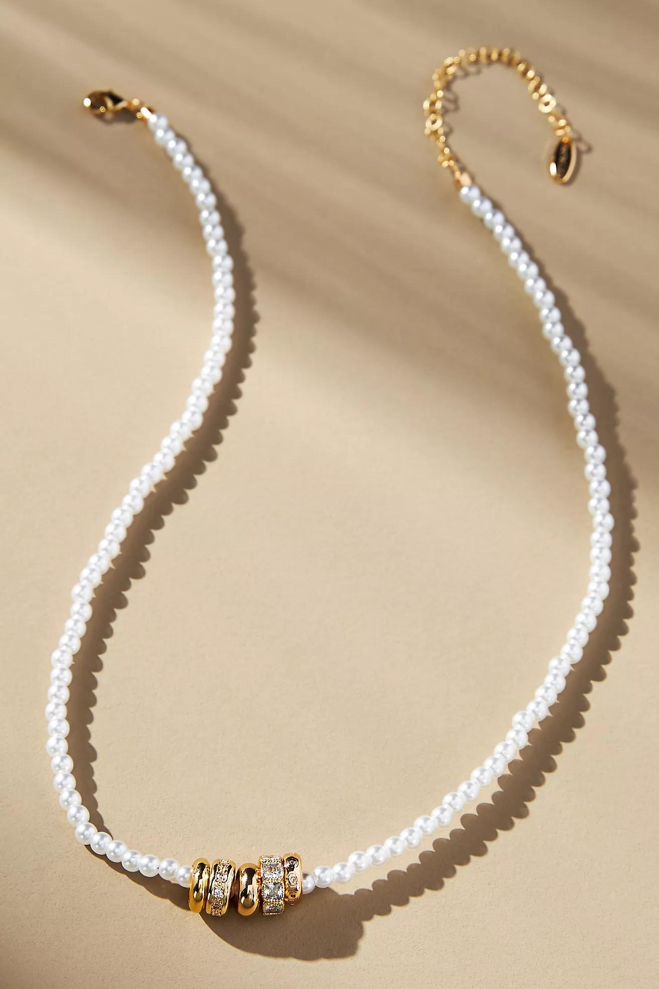 Round Charm Beaded Necklace | Anthropologie (US)