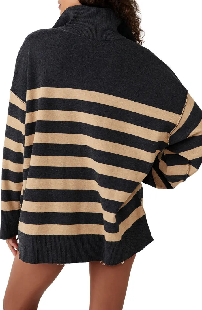 Coastal Stripe Half-Zip Pullover | Nordstrom