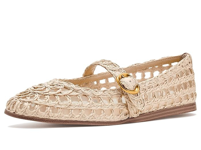 Steve Madden Melody Women's Flat Shoes Brown Raffia : 8 M | Zappos.com