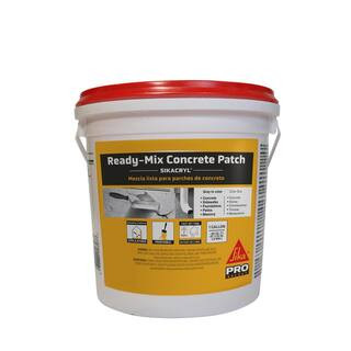 Sika 1 Gal. Ready-Mix Concrete Patch and Repair, Textured Concrete Patch, Gray | The Home Depot