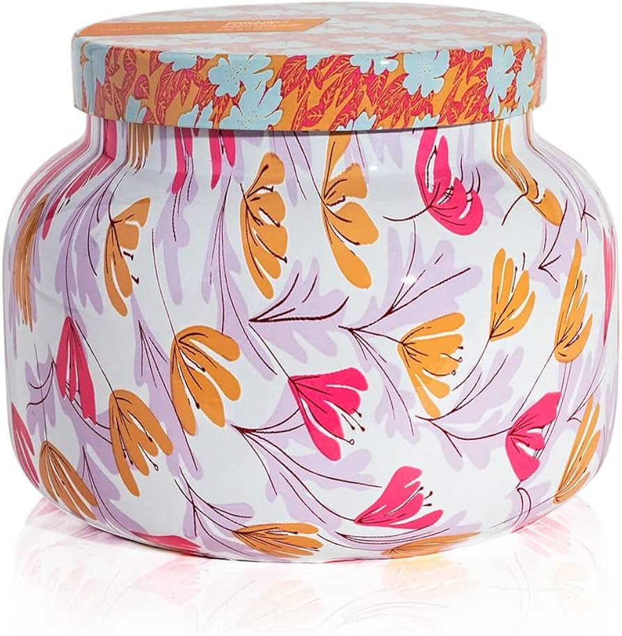 Capri Blue Pineapple Flower Candle - Pattern Play Signature Glass Jar Candle - Long Lasting Candl... | Amazon (US)