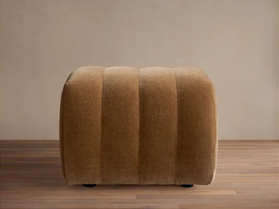 Fresno Channeled Ottoman | Arhaus | Arhaus
