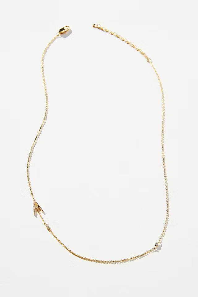 Delicate Monogram Necklace | Anthropologie (US)