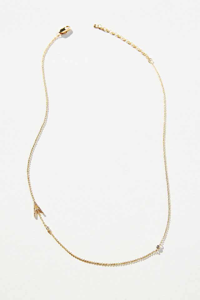 Delicate Monogram Necklace | Anthropologie (US)