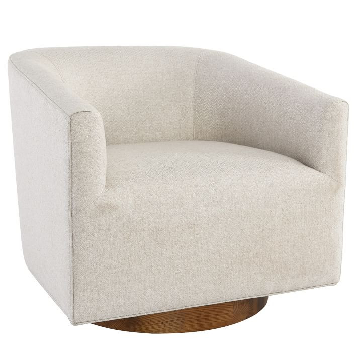Pedestal Swivel Base Chair | West Elm (US)