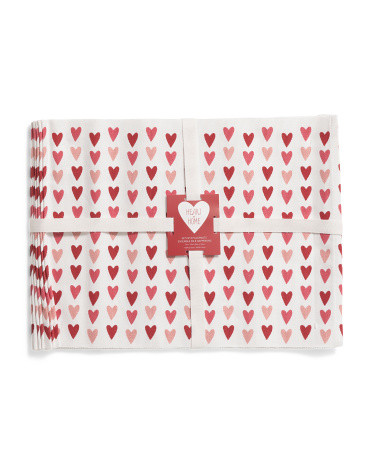 8pk Heart Placemats | TJ Maxx