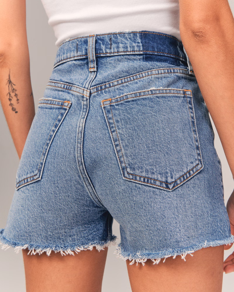 High Rise Mom Shorts | Abercrombie & Fitch (US)