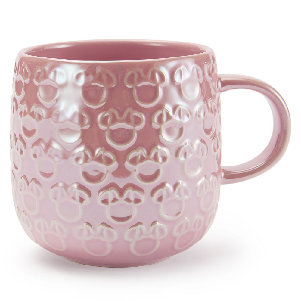 Minnie Mouse Icon Bas Relief Mug – Rose | Disney Store