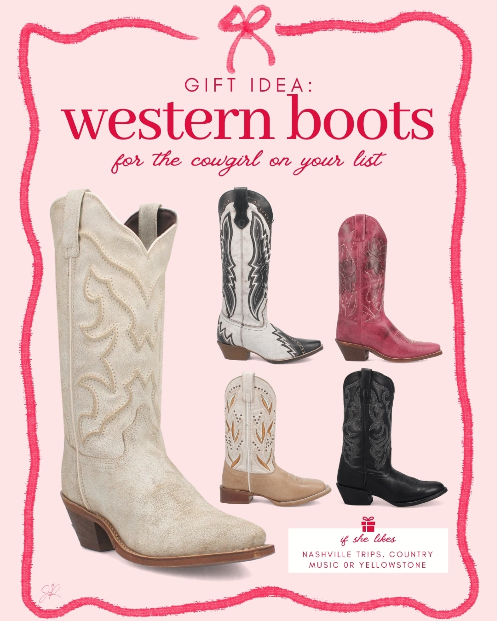 Gift idea for the cowgirl on your list
ft Laredo Western Boots 

#LTKStyleTip #LTKHoliday #LTKGiftGuide