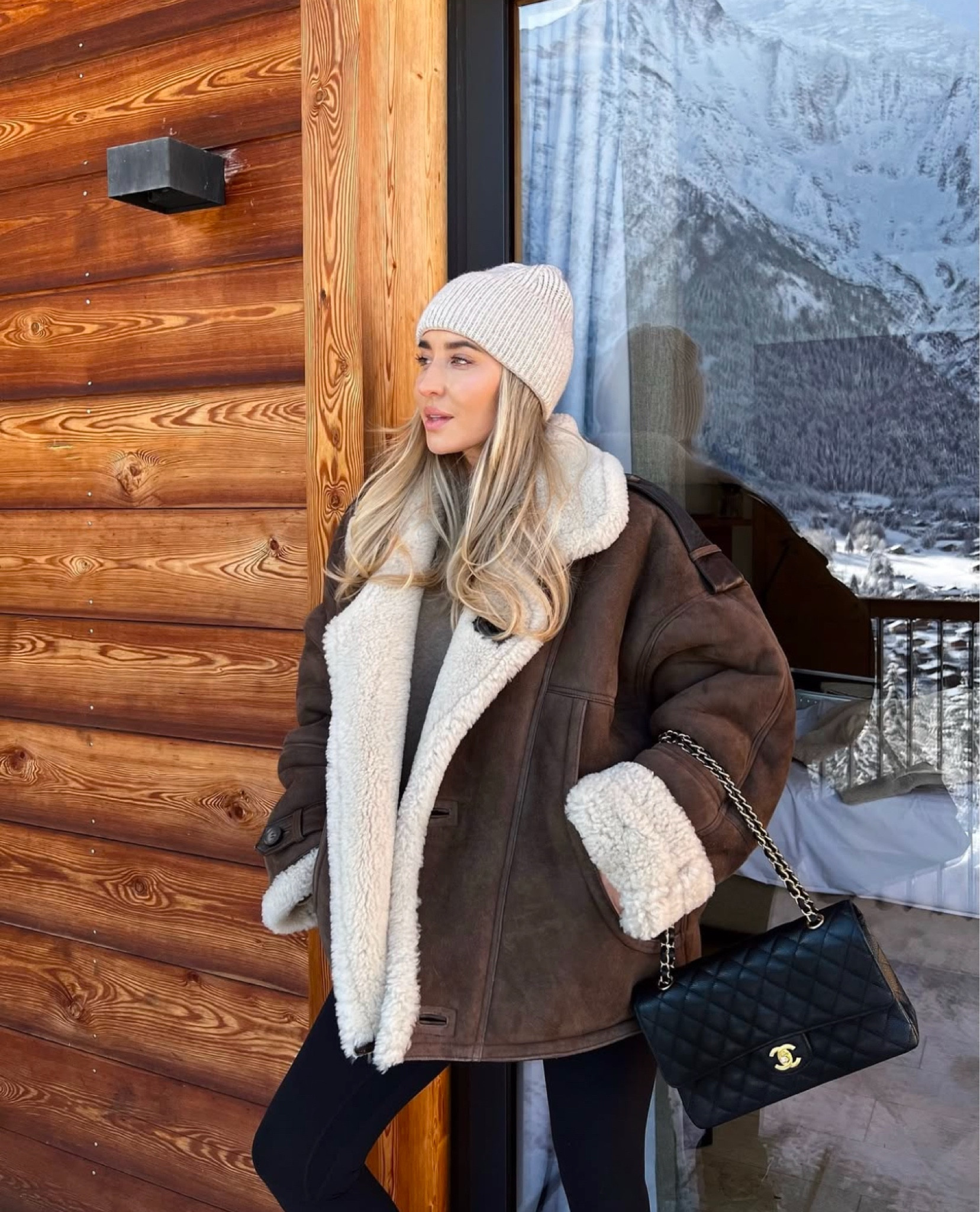 It’s officially Lapland Christmas Festive Ski Winter Season ⛷️❄️ the ultimate cosy chalet girl winter look with this Teddy shearling aviator jacket

#LTKwinter #LTKstyletip #LTKtravel