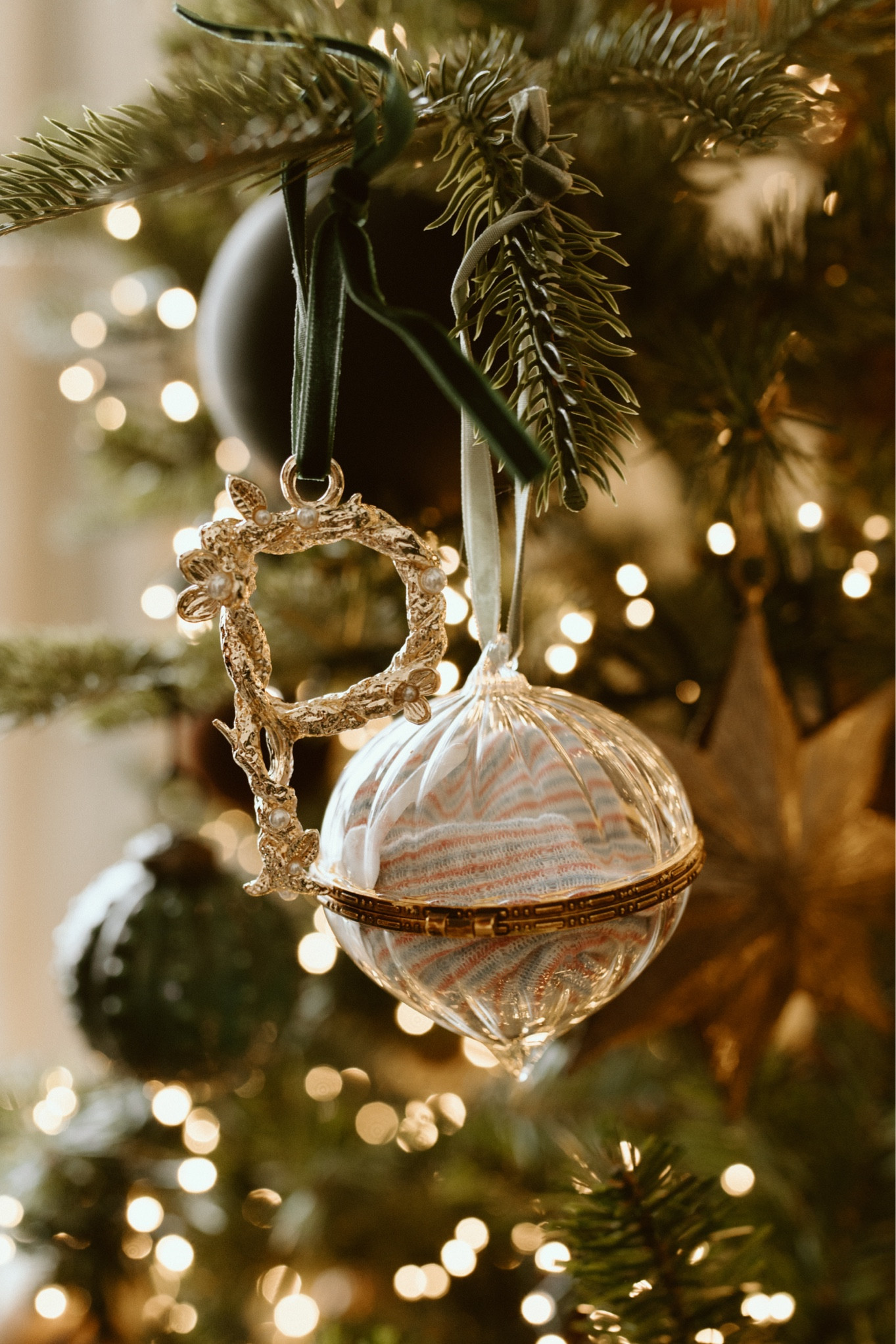 Baby’s first Christmas - DIY ornament. I put my baby’s hospital band in hat in this glass ornament. Something I will cherish forever! 

#LTKHoliday 

#LTKSeasonal #LTKHome