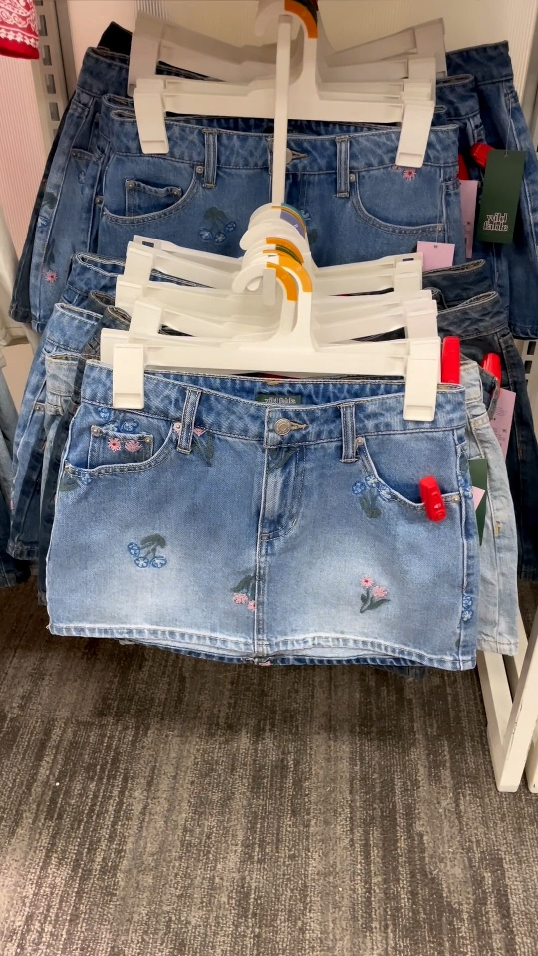 Embellished denim is hot right now and this option is sooo cute. Love how the embellishment goes all the way around, not just in the front. 

#LTKSeasonal #LTKootd