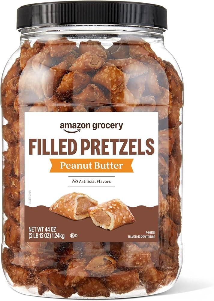 Amazon Grocery, Peanut Butter Filled Pretzels, 44 Oz | Amazon (US)