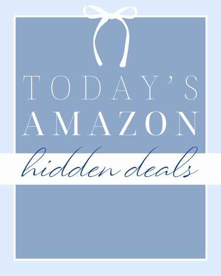 today’s hidden deals on Amazon! get them while it lasts! 

#LTKhome #LTKfindsunder50 #LTKsalealert