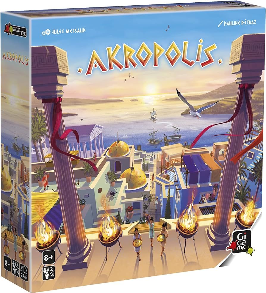Akropolis | Strategy Game for Teens and Adults | Ages 8+ | 2 to 4 Players | 30 Minutes | Amazon (US)